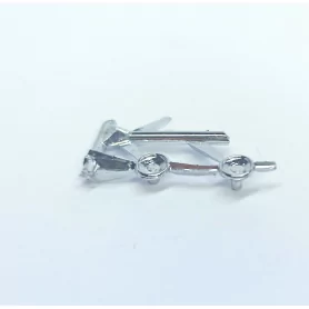 2 phares ø5mm - White Metal - 1:43 |Pièces et kits pour voitures mi...