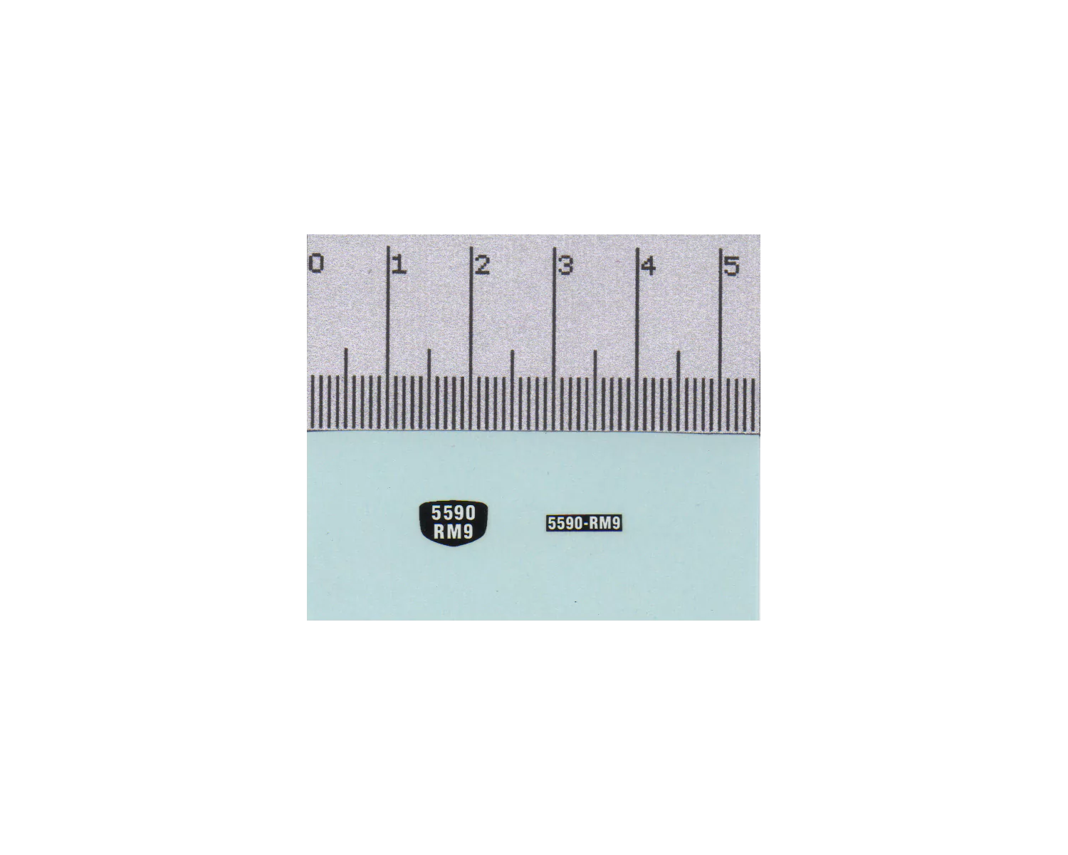 Décalcomanie - Plaque AV/AR 1939/1940 (RM9) - 1:43