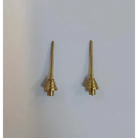 2 Antennes de toit en laiton pour voiture miniature - 1:43 - CPC PR...