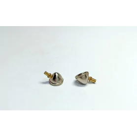 2 phares avec axe en laiton - ø6mm |Pièces et kits pour voitures mi...