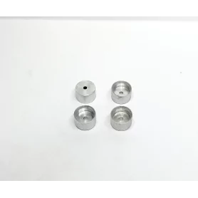 4 Jantes en Aluminium Ø 11 x 6 mm - Ech 1:43 - CPC Production |Pièc...