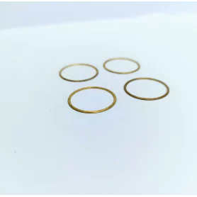 4 bagues ø17.50 mm - Ep. 0.50 mm - Laiton - CPC |Pièces et kits pou...