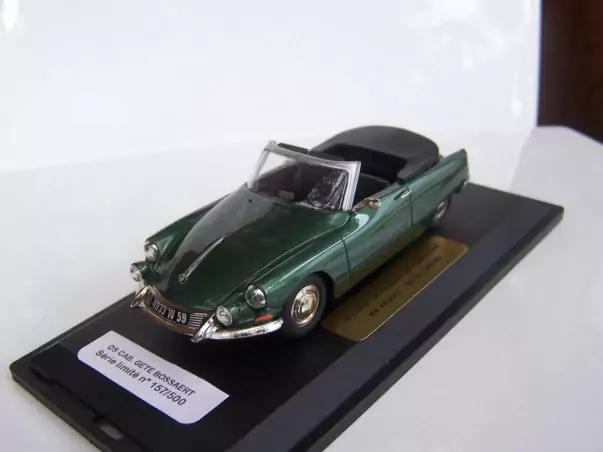 Citroën DS cab Gété Bossaert vert - Échelle 1:43ème - CLASSIQUES