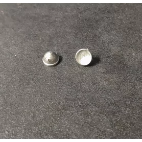 Phares X2  Ø 6mm - Ech. 1:43 - Metal blanc