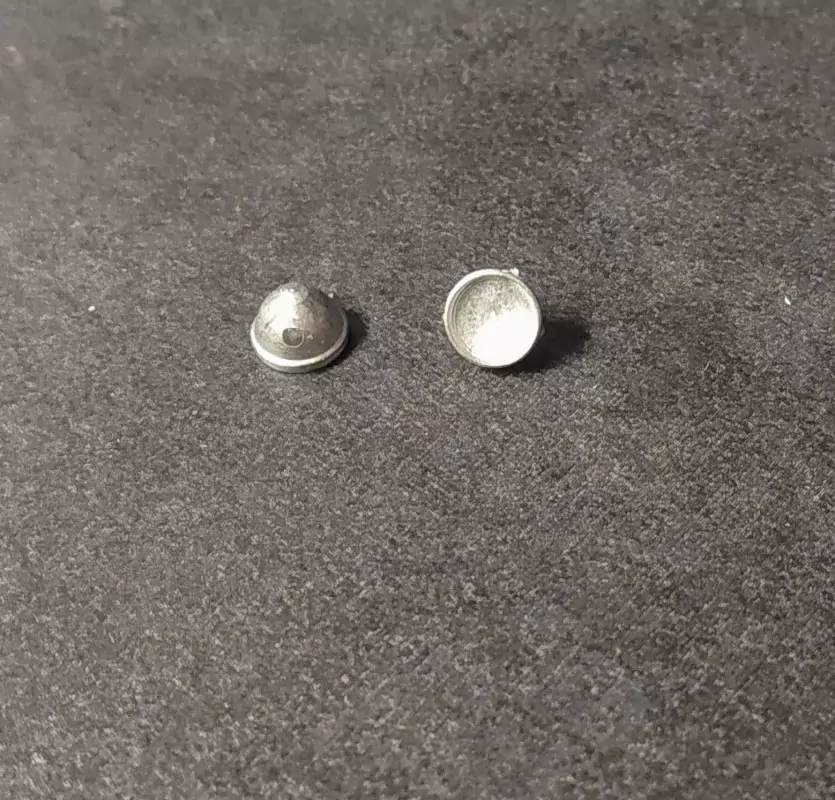 Phares X2  Ø 6mm - Ech. 1:43 - Metal blanc