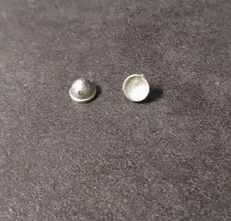 Phares X2  Ø 6mm - Ech. 1:43 - Metal blanc