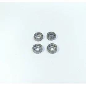 4 Jantes 6 écrous ø11.50mm - White Metal - CPC Production |Pièces e...
