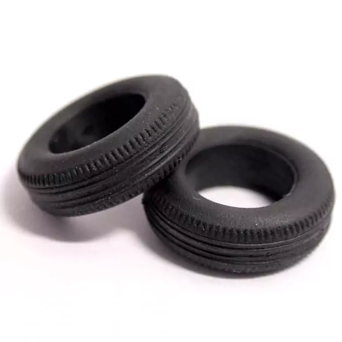 4 Pneus 15 X 9 X 5 Mm – Résine souple |Pièces et kits pour voitures...