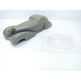 Incomplet : Kit MERCEDES 540K Coupé Luxe 1939 - Résine - 1:43 |Pièc...
