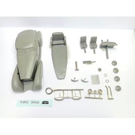 Incomplet : Kit MERCEDES 540K Coupé Luxe 1939 - Résine - 1:43 |Pièc...
