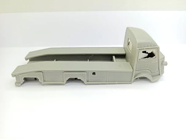 Carrosserie : Citroën HY Dépanneuse - Résine - 1:43 |Pièces et kits...