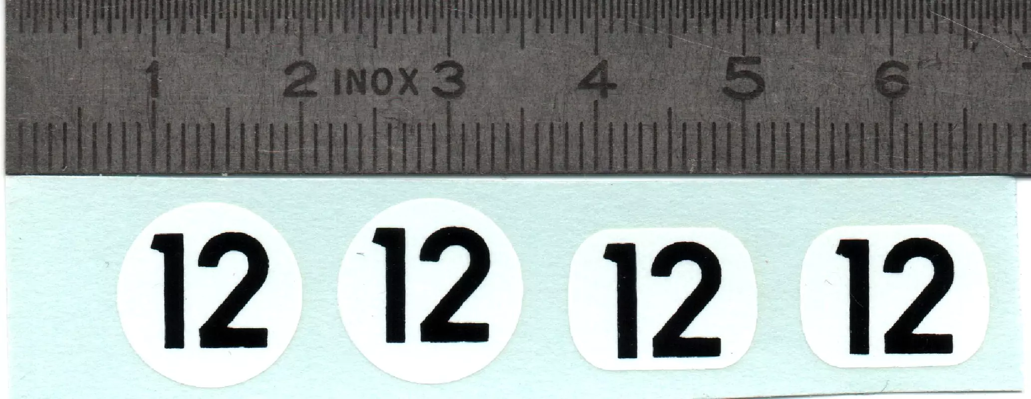 Décalques N°12 - Échelle 1:43 - X4