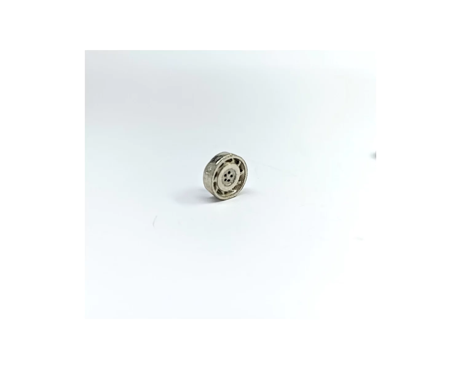 4 jantes ø10.70 mm - White Metal - 1:43 |Pièces et kits pour voitur...