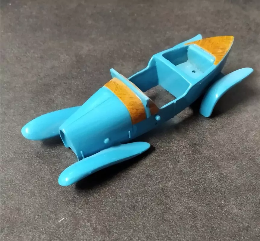 Carrosserie  BUGATTI - T23 Brescia Crosley 1923 bleu - Ech 1:43