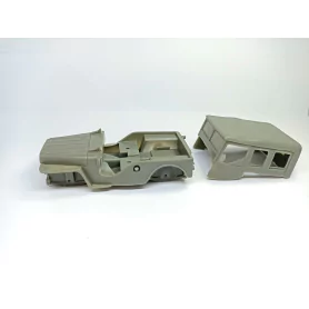 Incomplet - KIT Peugeot 203 JEEP Fermé - Résine - 1:43 |Pièces et k...