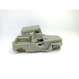 Incomplet - KIT Peugeot 203 JEEP Fermé - Résine - 1:43 |Pièces et k...