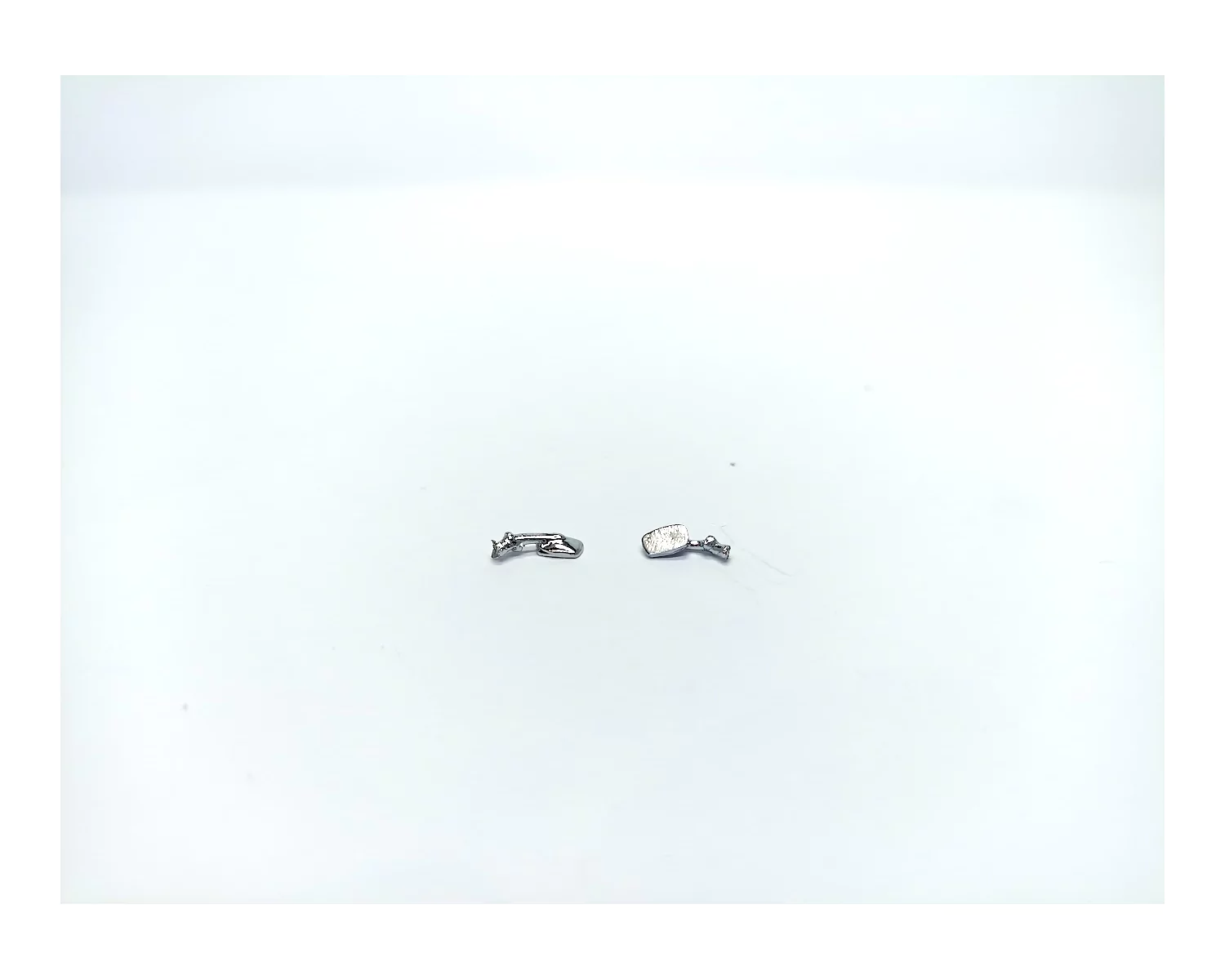 2 rétroviseurs rectangulaires chromés (même côté) - 4X2.60 mm - 1:4...