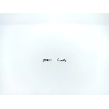 2 rétroviseurs rectangulaires chromés (même côté) - 4X2.60 mm - 1:4...