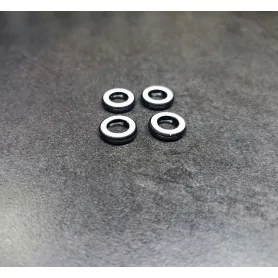 4 pneus ø12mm avec coté blanc - Résine souple - Artisans43 |Pièces ...