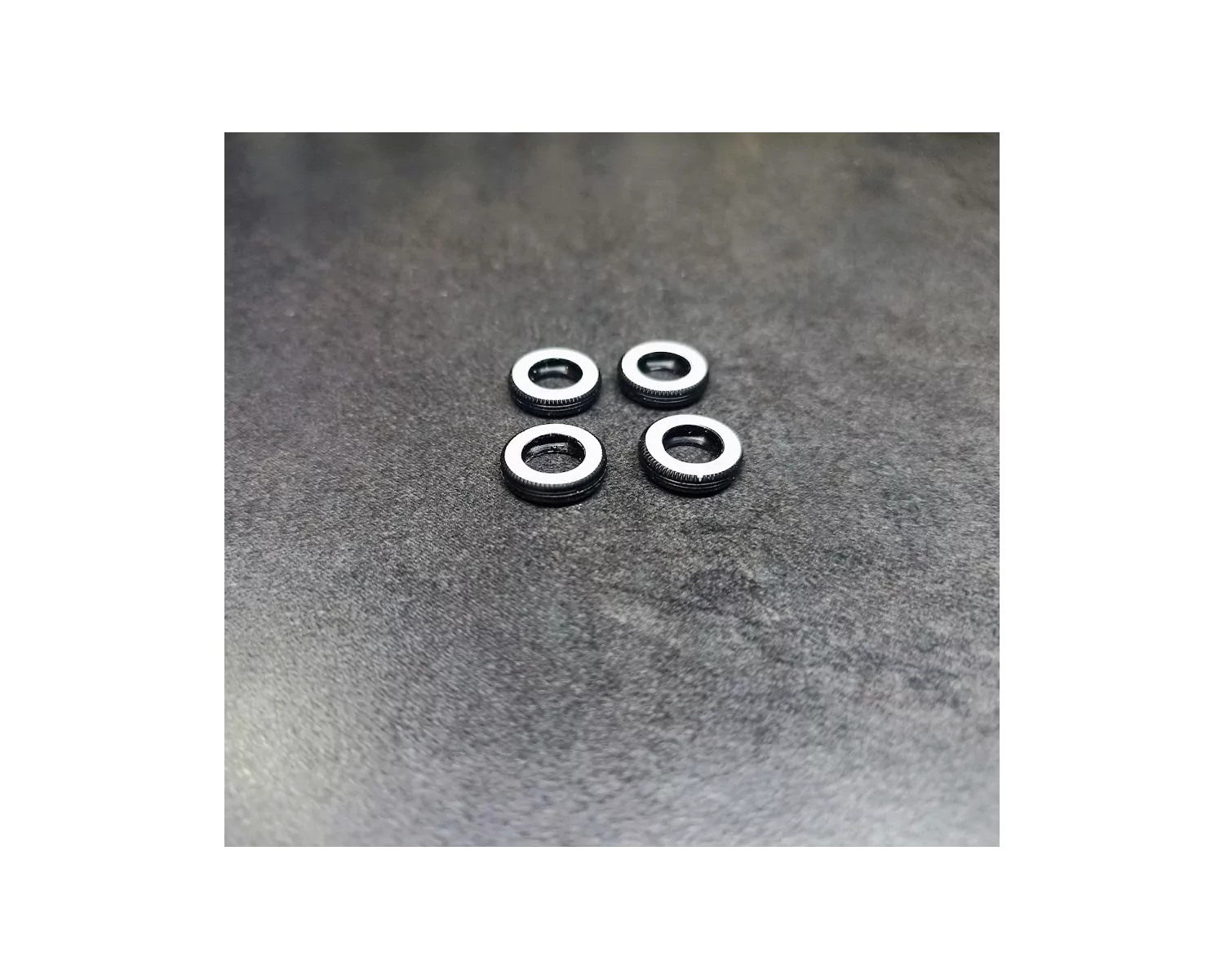 4 pneus ø12mm avec coté blanc - Résine souple - Artisans43 |Pièces ...