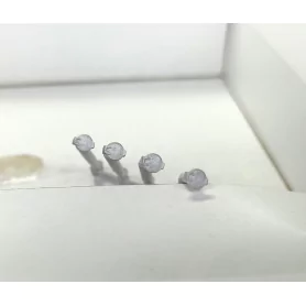 4 bouchons ø3mm - White Metal - Artisans43 |Pièces et kits pour voi...
