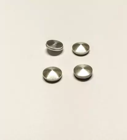 4 Inserts en aluminium- Ø 7.80 mm - Ech. 1:43