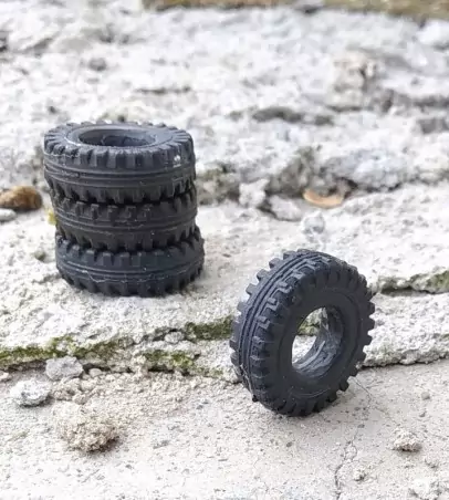 Pneus souples ø21 x 6.60mm - Lot de 4 |Pièces et kits pour voitures...