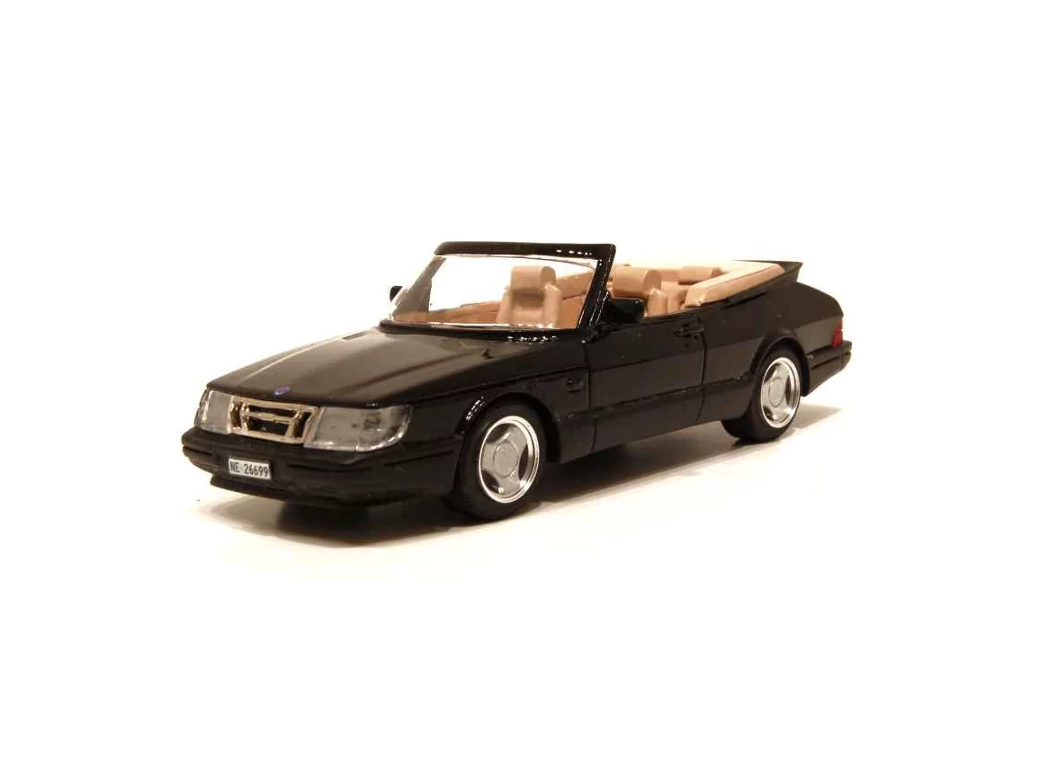 Marketplace : Saab 900 Turbo Cabriolet 1989 Black PARADCAR – 1:43