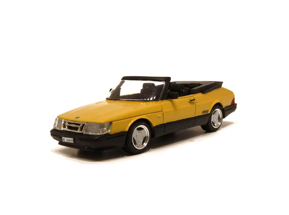 Marketplace : Saab 900 Turbo Cabriolet 1989 Yellow PARADCAR – 1:43