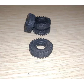 Pneus souples ø21 x 6.60mm - Lot de 4 |Pièces et kits pour voitures...