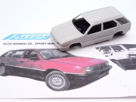 Marketplace : ALEZAN MODELS KIT 1/43 ALFA ROMEO 33 SPORT WAGON 4x4 JANTES BBS 1988 - ALEZAN  - 1:43