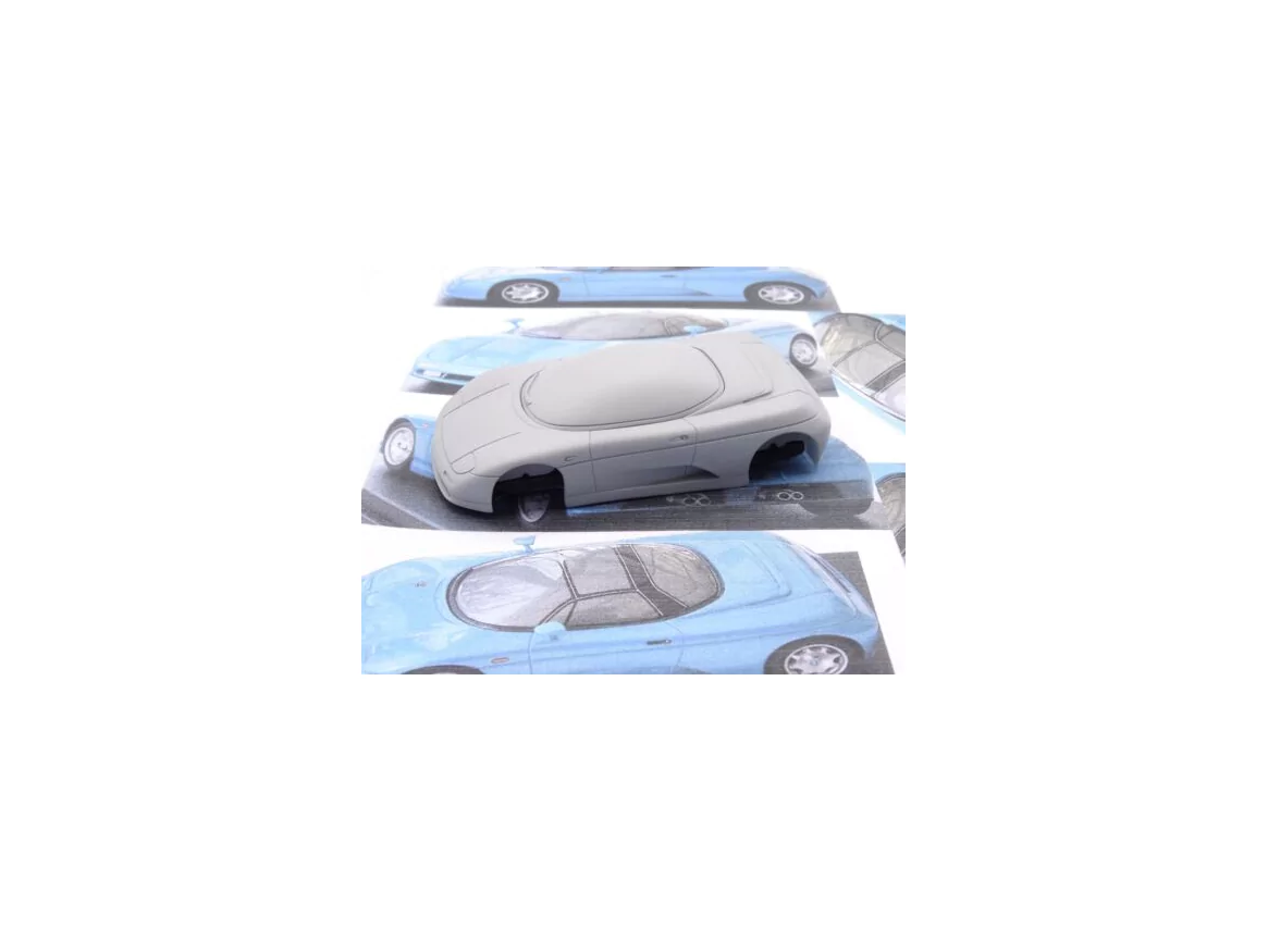 Marketplace : ALEZAN MODELS KIT 1/43 DE TOMASO GUARA MAQUETTE PRESENTATION 1994 - ALEZAN  - 1:43