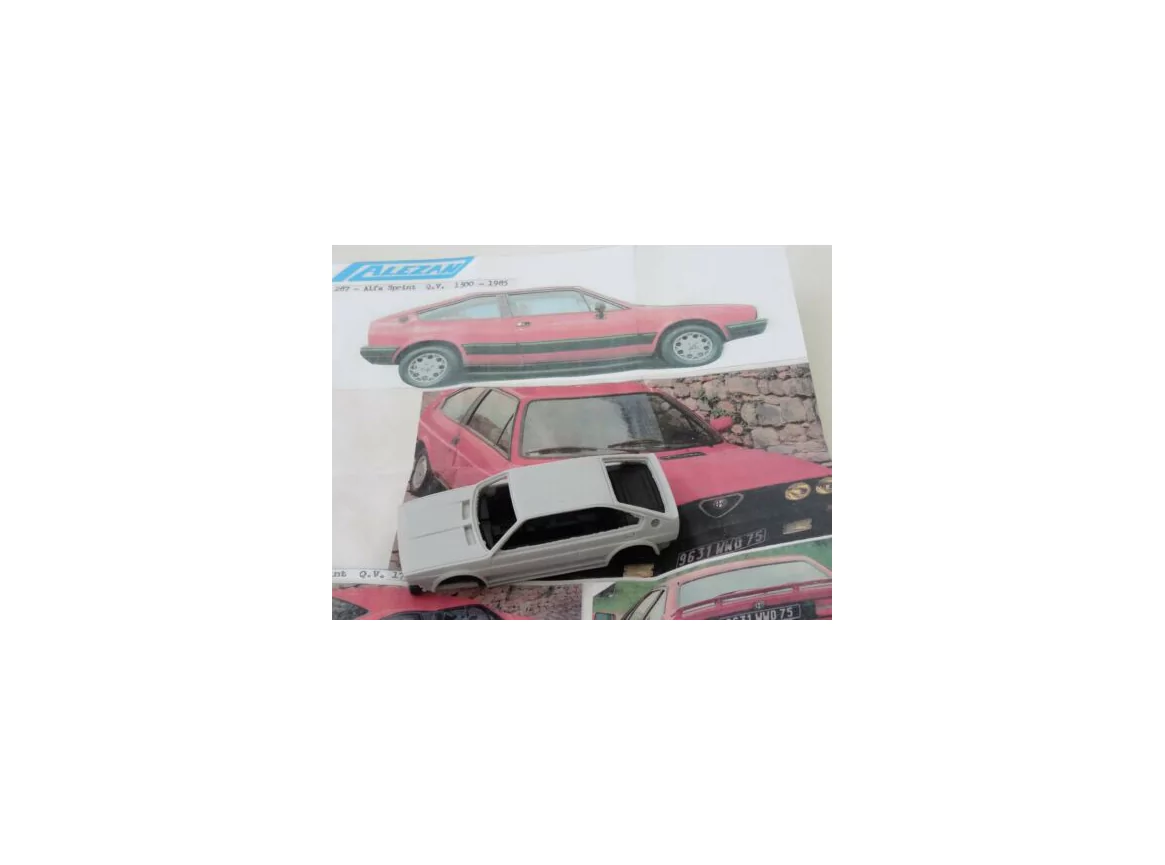 Marketplace : ALEZAN MODELS KIT 1/43 ALFA ROMEO SPRINT .QV 1,5 L 1985 - ALEZAN  - 1:43