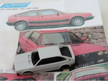 Marketplace : ALEZAN MODELS KIT 1/43 ALFA ROMEO SPRINT .QV 1,5 L 1985 - ALEZAN  - 1:43