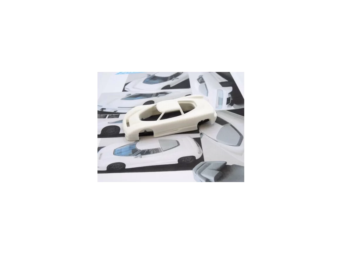 Marketplace : ALEZAN MODELS KIT 1/43 BUGATTI EB110 BERTONE CONCEPT N°2 1990 - ALEZAN  - 1:43