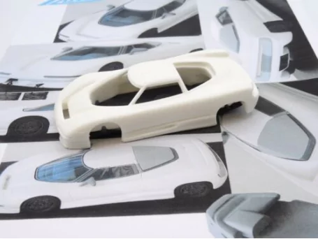 Marketplace : ALEZAN MODELS KIT 1/43 BUGATTI EB110 BERTONE CONCEPT N°2 1990 - ALEZAN  - 1:43