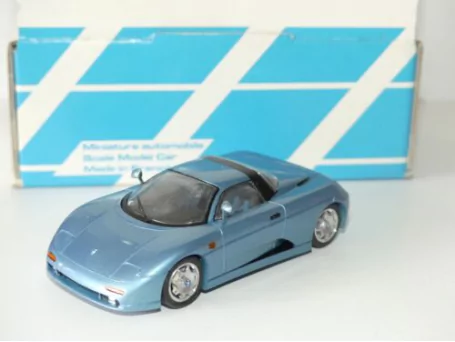 Marketplace : DE TOMASO GUARA COUPE 1994 Bleu KIT Monté ALEZAN 1:43 imperfection - ALEZAN  - 1:43