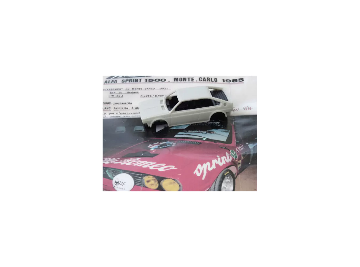 Marketplace : ALEZAN MODELS 1/43 ALFA ROMEO SPRINT GrA MONTE CARLO 1985 - ALEZAN  - 1:43