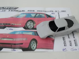 Marketplace : ALEZAN MODELS KIT 1/43 FERRARI 408 PROTOTYPE N°1 1987 - ALEZAN  - 1:43