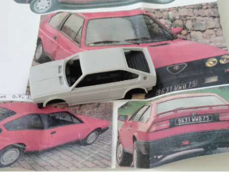 Marketplace : ALEZAN MODELS 1/43 ALFA ROMEO SPRINT QV 1,7L 1987 - ALEZAN  - 1:43
