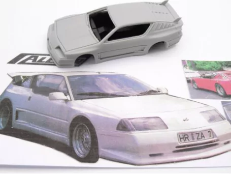 Marketplace : ALEZAN MODELS KIT 1/43 ALPINE GTA TURBO FLEISCHMANN - ALEZAN  - 1:43
