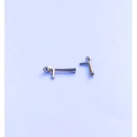 2 Klaxons en white metal - Ech 1:43 - Environ 10.30 mm