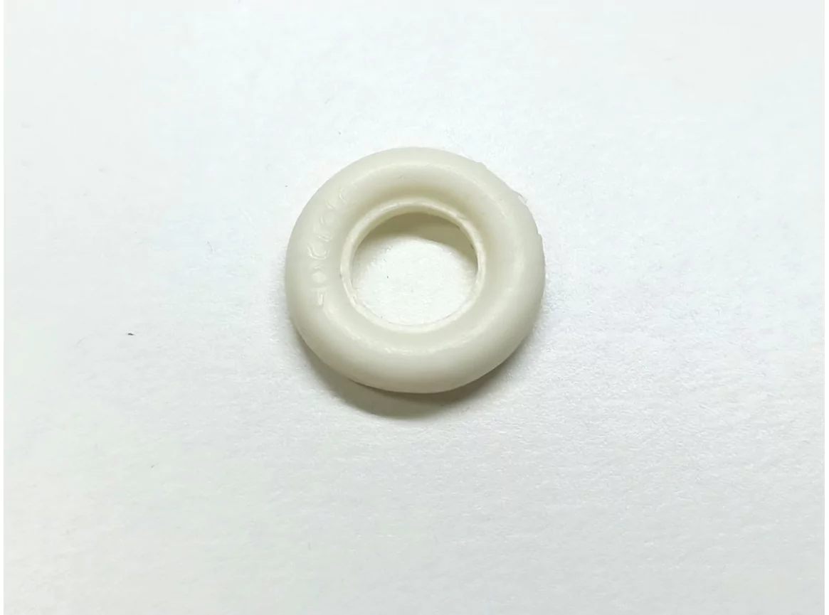 4 pneus ø18mm lisse - Marqué SOLIDO - Série Junior - Blanc