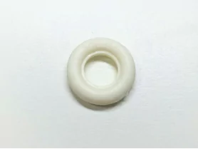4 pneus ø18mm lisse - Marqué SOLIDO - Série Junior - Blanc