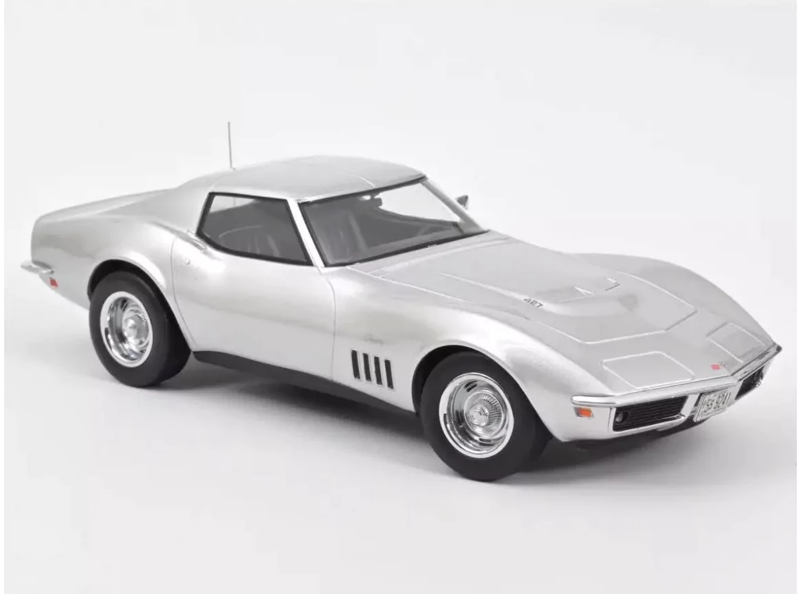 Marketplace - Chevrolet Corvette Coupe 1969 Gris - Norev - 1:18