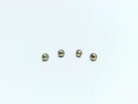 4 bases de phares arrières ø2mm - Laiton + Nickelage - CPC Production