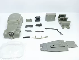 KIT - Incomplet - Peugeot 202 Gazogène 1941 - Résine - 1:43 |Pièces...