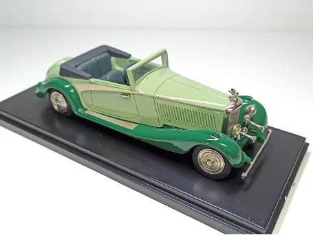 Bentley 3 1/2 cabriolet Gurney Nutting - Vert 2 tons - PALACE - 1:4...