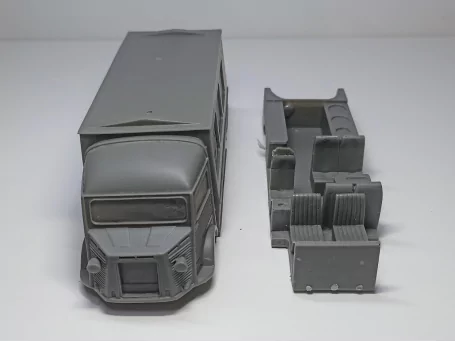 Incomplet : Kit Citroën HY Rallongé Neba - Résine - 1:43