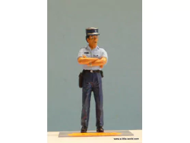 Marketplace : Personnage GENDARME - Résine - 1:43